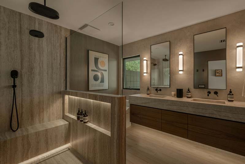 Side-by-side comparison of three popular shower panel designs: frameless glass, recessed tile-integrated, and freestanding stainless steel